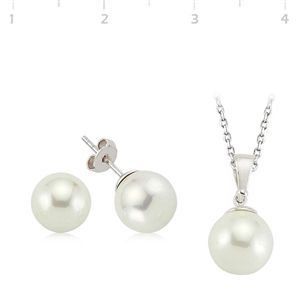GUMUSH 925 Gümüş İnci Set | ST1150003