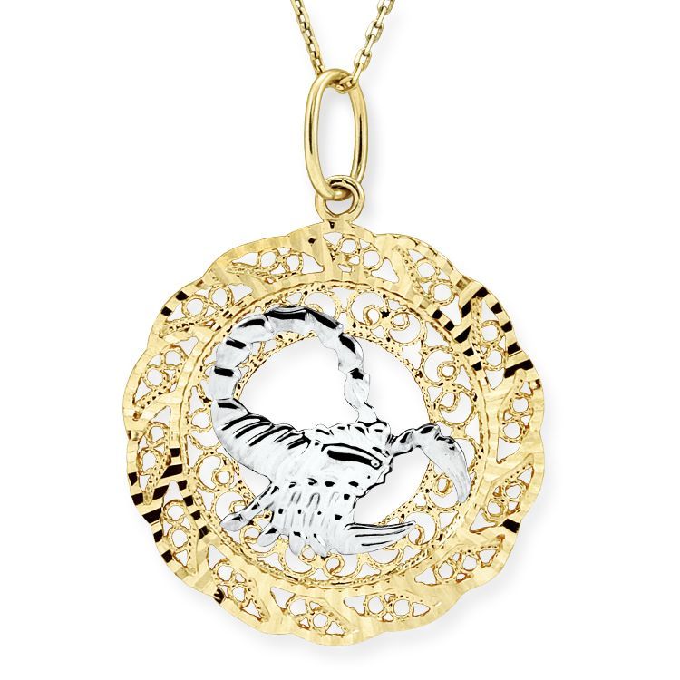 Myra Gold Akrep Burcu Kolye 14 Ayar