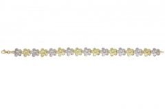 Altın Çiçekli Bileklik Blk00203 Melis Gold