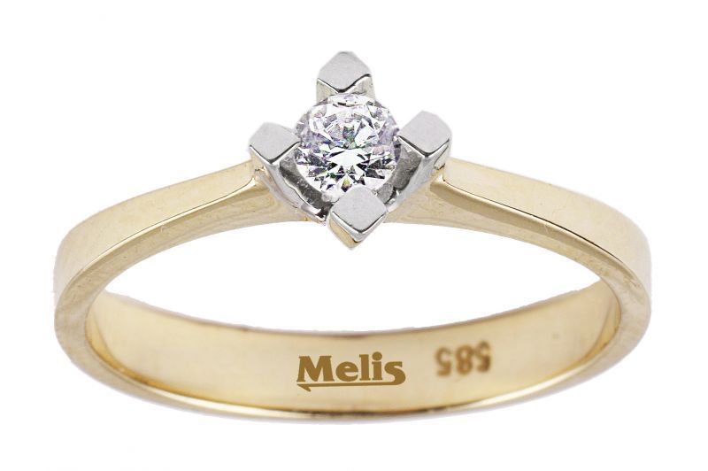 Altın Tektaş Yüzük AY000054 Melis Gold