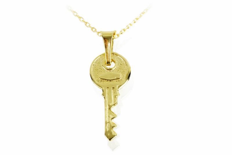 Altın Anahtar Kolye Kly00167 Melis Gold