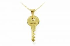 Altın Anahtar Kolye Kly00167 Melis Gold