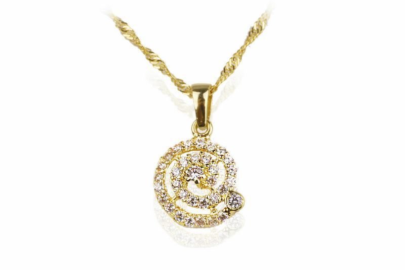 Altın Lava Kolye Kly00169 Melis Gold