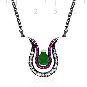 GUMUSH 925 Hatice Sultan Kolyesi | PND78138001