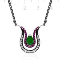 GUMUSH 925 Hatice Sultan Kolyesi | PND78138001