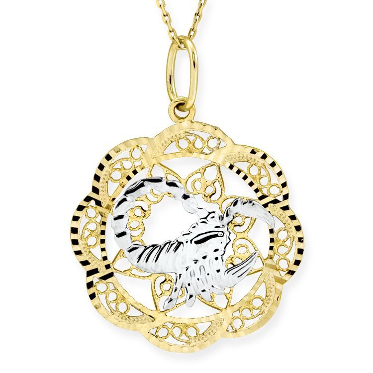 Myra Gold Akrep Burcu Kolye 14 Ayar