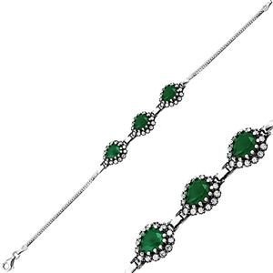 GUMUSH 925 Gümüş Otantik Hürrem Sultan Bileklik | BR0470002