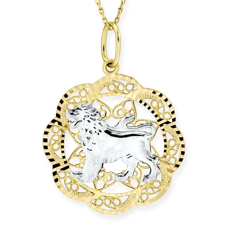 Myra Gold Aslan Burcu Kolye 14 Ayar