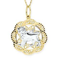 Myra Gold Aslan Burcu Kolye 14 Ayar