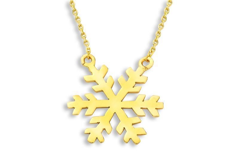 Altın Kar Tanesi Kolye Kly00172 Melis Gold
