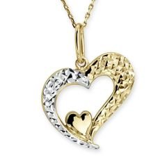 Myra Gold 14 Ayar Altın Kalp  Kolye
