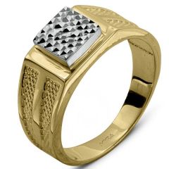 Myra Gold 14 Ayar Altın Erkek Yüzük