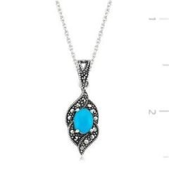GUMUSH 925 Markazit  Kolye | ST0970004P