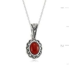 GUMUSH 925 Markazit  Kolye | ST0970005P