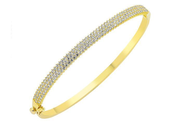 Altın Taşlı Bilezik Blz20092 Melis Gold