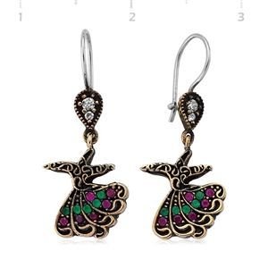 GUMUSH 925 Otantik Semazen Küpe | ST1740004E