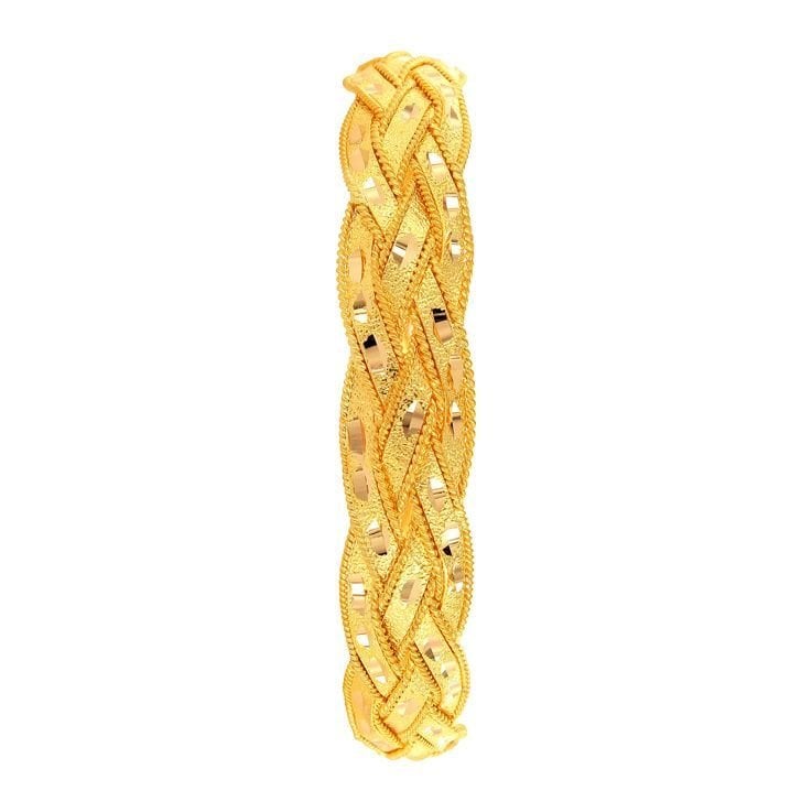 25 Gram 22 Ayar Örgü Bilezik 006