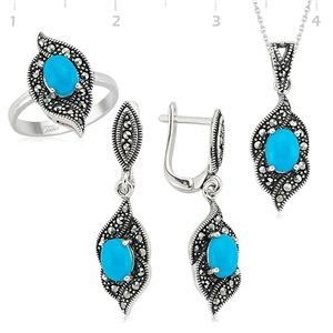 GUMUSH 925 Markazit Set | ST0970004