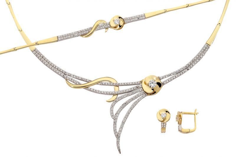 Altın Su Yolu Set DS0007 Melis Gold