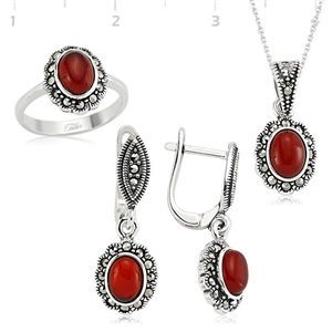 GUMUSH 925 Markazit Set | ST0970005