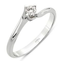 Myra Gold 0.14 Ct. Beyaz Altın Pırlanta Tektaş