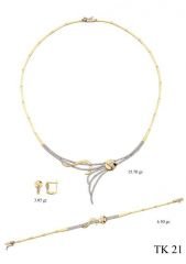 Altın Su Yolu Set DS0007 Melis Gold