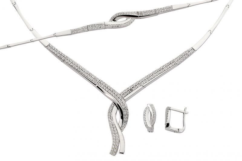 Altın Taşlı  Set DS0009 Melis Gold