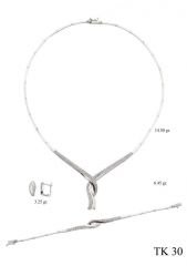 Altın Taşlı  Set DS0009 Melis Gold