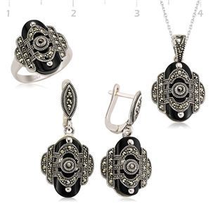 GUMUSH 925 Markazit Set | ST0970048