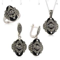 GUMUSH 925 Markazit Set | ST0970048