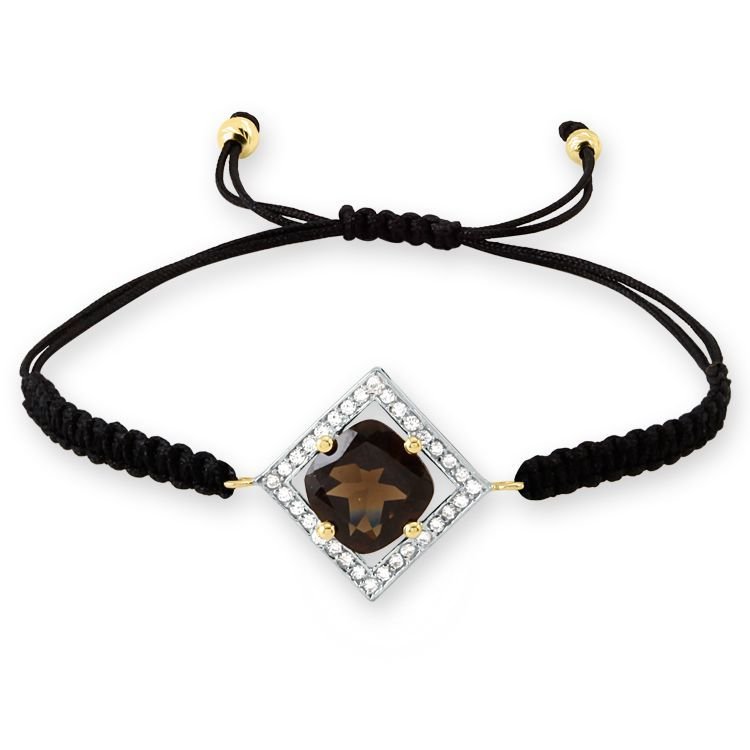 Myra Gold Brown Taşlı Spor Bileklik