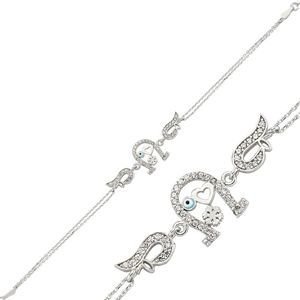 GUMUSH 925 Zirkon Taşlı Gümüş Bileklik | BR0460079