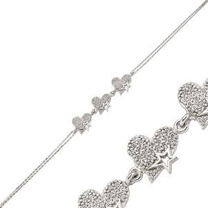 GUMUSH 925 Zirkon Taşlı Gümüş Bileklik | BR0460081