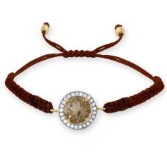 Myra Gold Smoky Taşlı Spor Bileklik