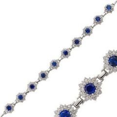 GUMUSH 925 Zirkon Taşlı Gümüş Bileklik | BR0470156