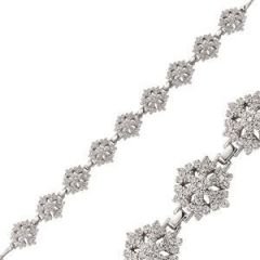 GUMUSH 925 Zirkon Taşlı Gümüş Bileklik | BR0470161