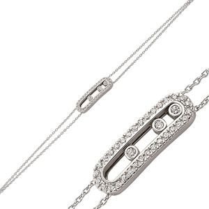 GUMUSH 925 Zirkon Taşlı Gümüş Bileklik | BR0870001