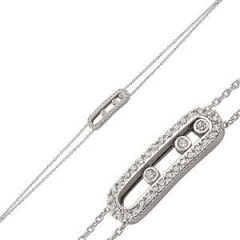 GUMUSH 925 Zirkon Taşlı Gümüş Bileklik | BR0870001