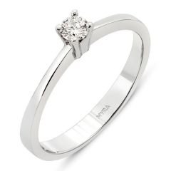 Myra Gold 0.13 Ct. G/VS Pırlanta Tek taş Yüzük