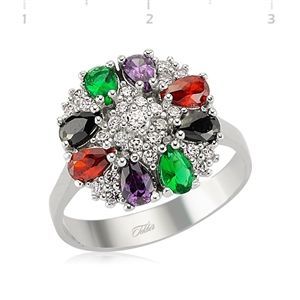 GUMUSH 925 Zirkon Taslı Yüzük | LR0479340