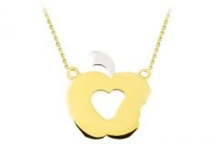 Altın Elma Kolye Kly00190 Melis Gold