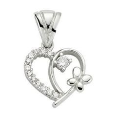 GUMUSH 925 Zirkon Taslı Gümüş Kolye Ucu | PND47138293