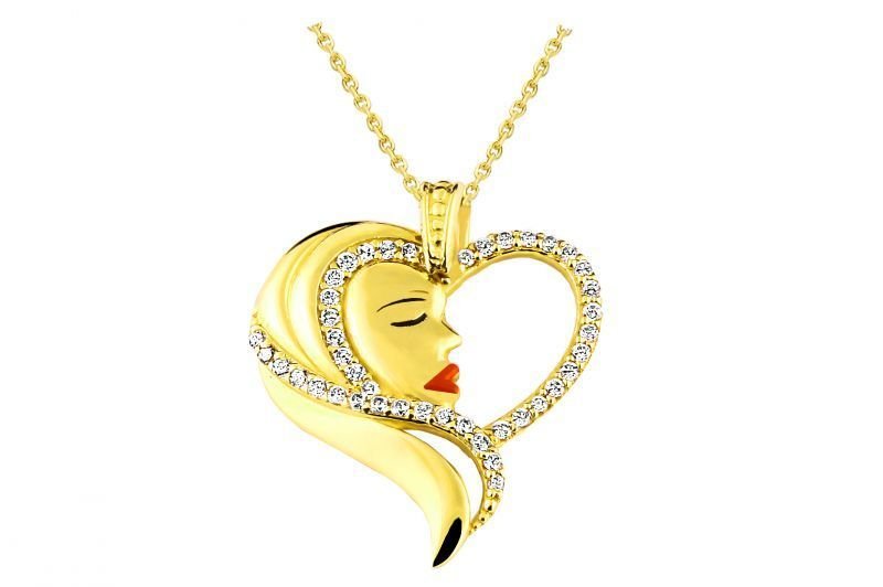 Altın Anneler Günü Kolyesi Kly00196 Melis Gold