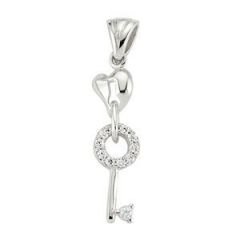 GUMUSH 925 Zirkon Taslı Gümüş Kolye Ucu | PND47138298