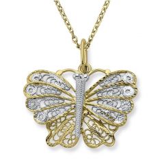 Myra Gold Telkare Kelebek Kolye