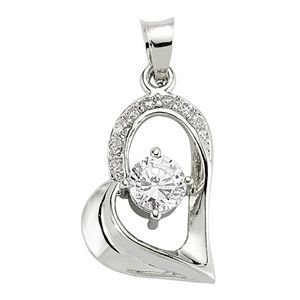 GUMUSH 925 Zirkon Taslı Gümüş Kolye Ucu | PND47157059
