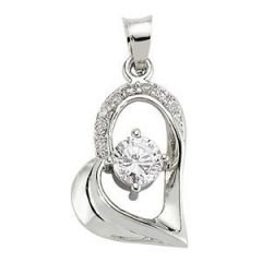 GUMUSH 925 Zirkon Taslı Gümüş Kolye Ucu | PND47157059