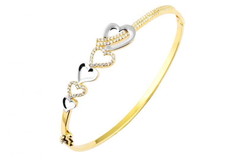 Altın Taşlı Bilezik Blz20093 Melis Gold
