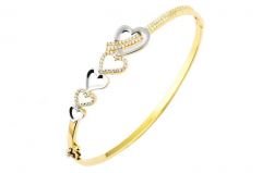 Altın Taşlı Bilezik Blz20093 Melis Gold