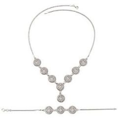GUMUSH 925 Zirkon Taslı Gümüş Set | ST0470485